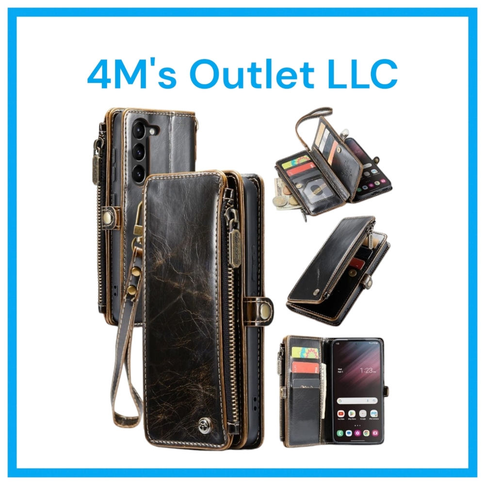 Samsung Galaxy S23 Case Wallet with RFID Blocking Card Holder